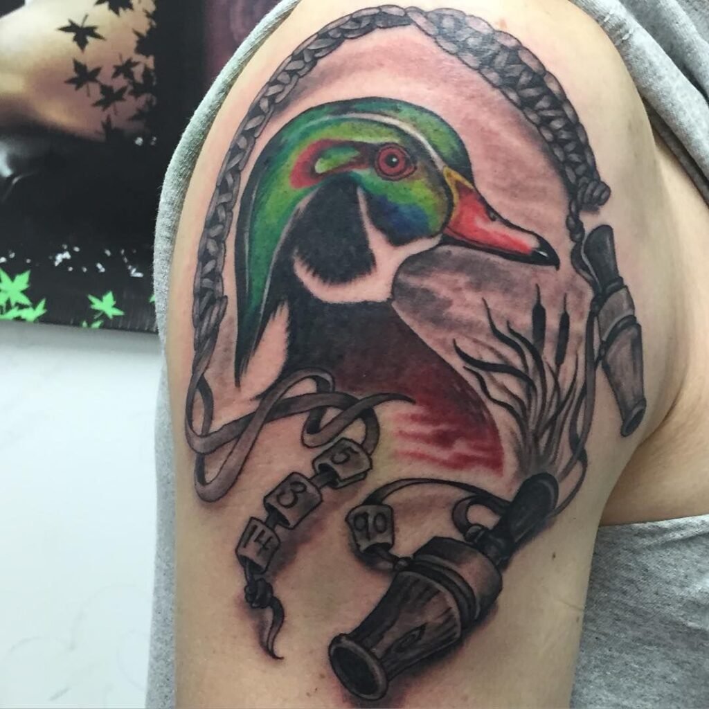 duck hunting tattoo